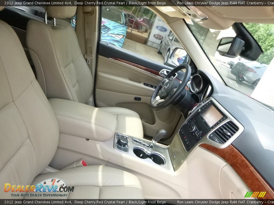 2012 Jeep Grand Cherokee Limited 4x4 Deep Cherry Red Crystal Pearl / Black/Light Frost Beige Photo #11