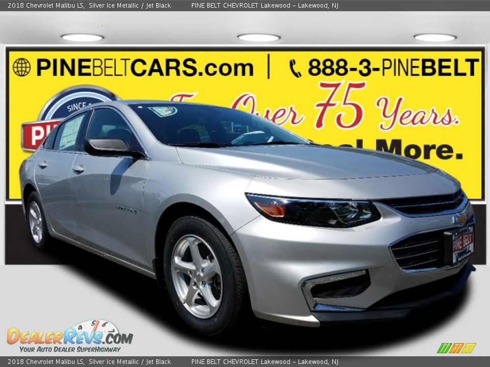 2018 Chevrolet Malibu LS Silver Ice Metallic / Jet Black Photo #1