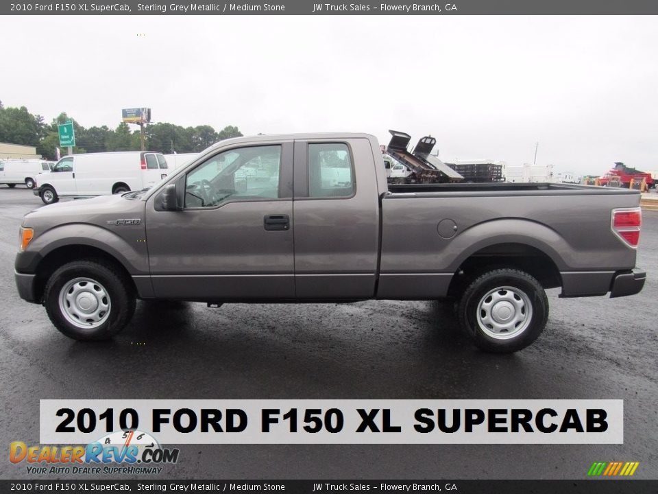 2010 Ford F150 XL SuperCab Sterling Grey Metallic / Medium Stone Photo #2