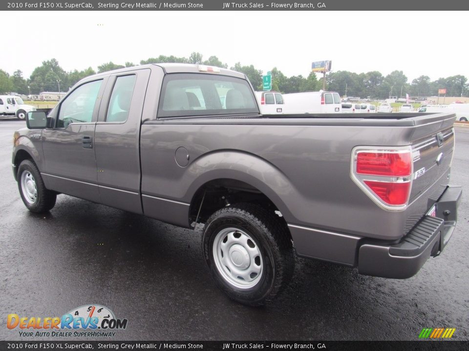 2010 Ford F150 XL SuperCab Sterling Grey Metallic / Medium Stone Photo #8