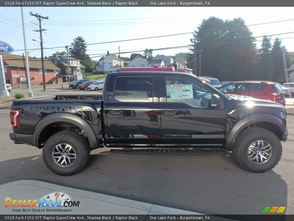 Shadow Black 2018 Ford F150 SVT Raptor SuperCrew 4x4 Photo #4