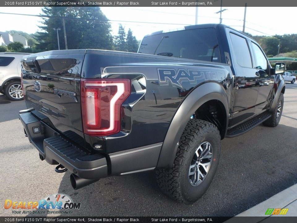 2018 Ford F150 SVT Raptor SuperCrew 4x4 Shadow Black / Raptor Black Photo #5
