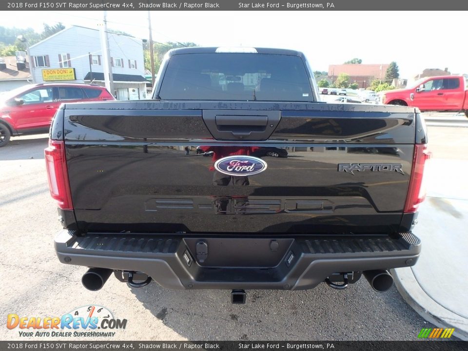 2018 Ford F150 SVT Raptor SuperCrew 4x4 Shadow Black / Raptor Black Photo #6
