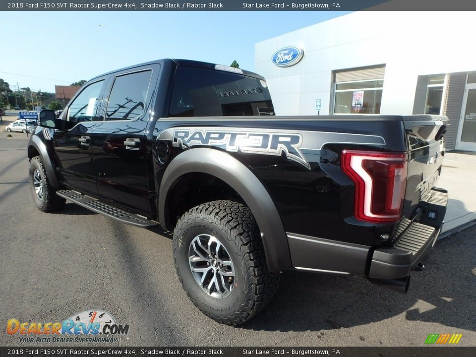 Shadow Black 2018 Ford F150 SVT Raptor SuperCrew 4x4 Photo #7