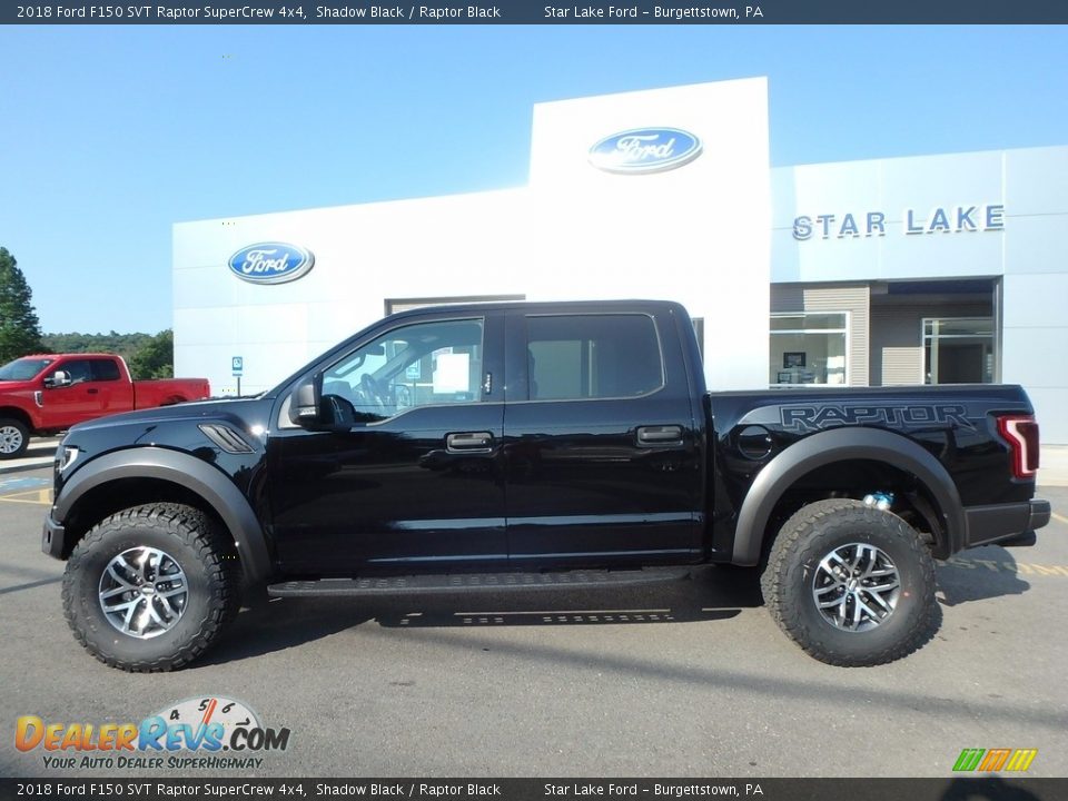 2018 Ford F150 SVT Raptor SuperCrew 4x4 Shadow Black / Raptor Black Photo #8