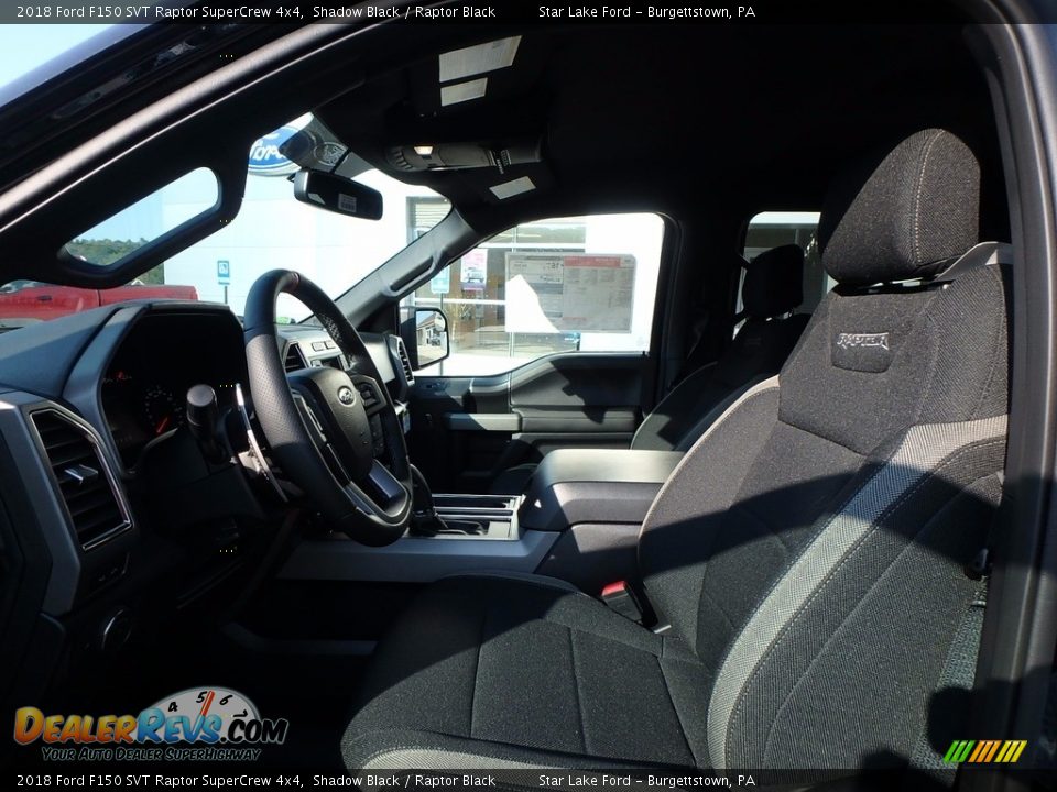 Front Seat of 2018 Ford F150 SVT Raptor SuperCrew 4x4 Photo #9