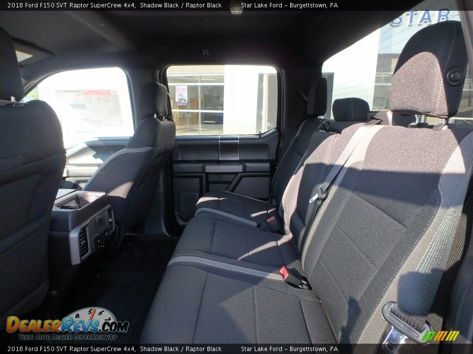 Rear Seat of 2018 Ford F150 SVT Raptor SuperCrew 4x4 Photo #10