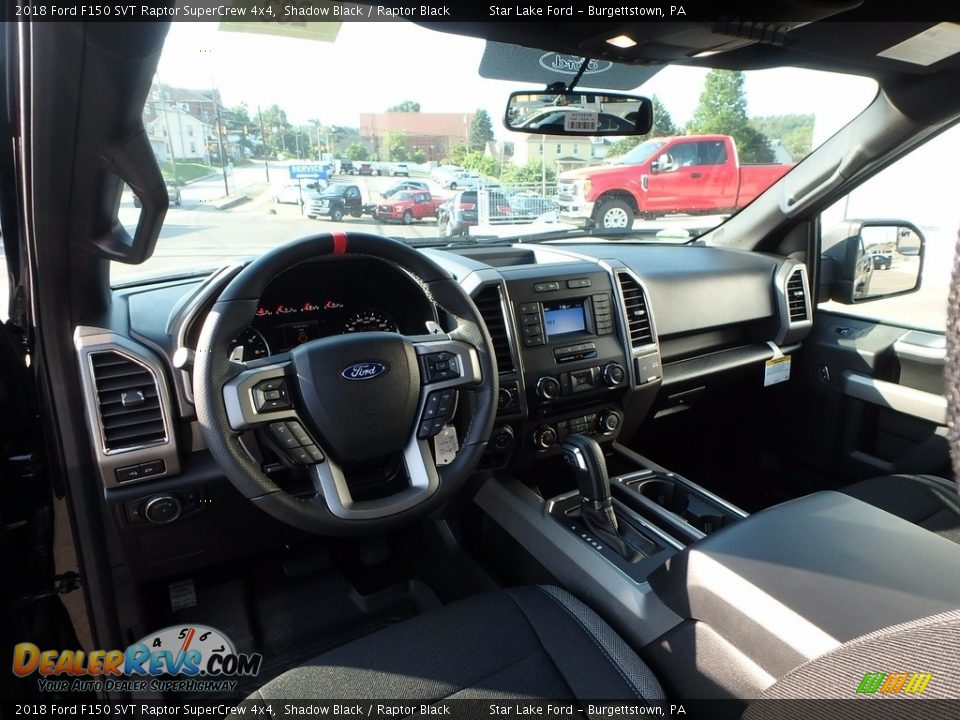 Raptor Black Interior - 2018 Ford F150 SVT Raptor SuperCrew 4x4 Photo #11