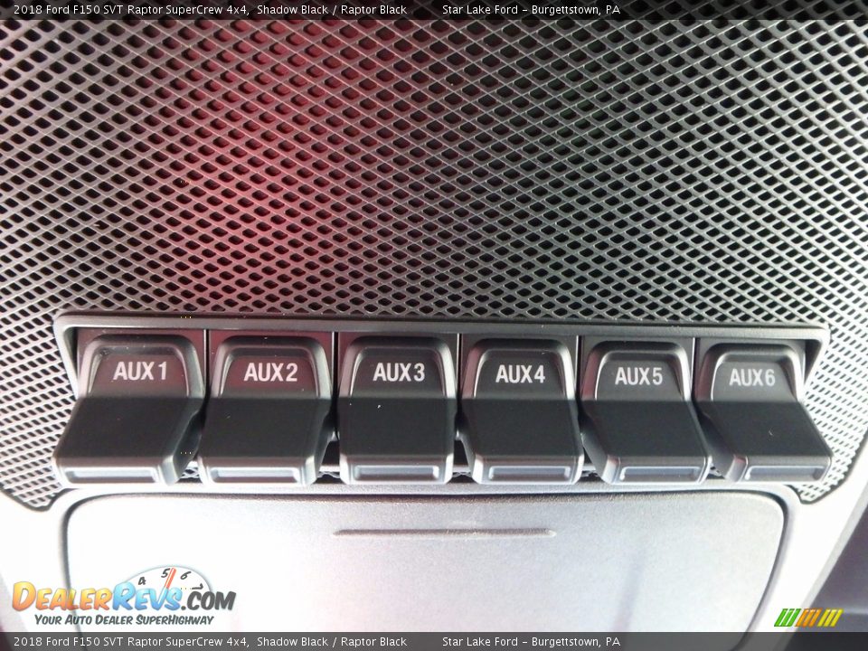 Controls of 2018 Ford F150 SVT Raptor SuperCrew 4x4 Photo #19