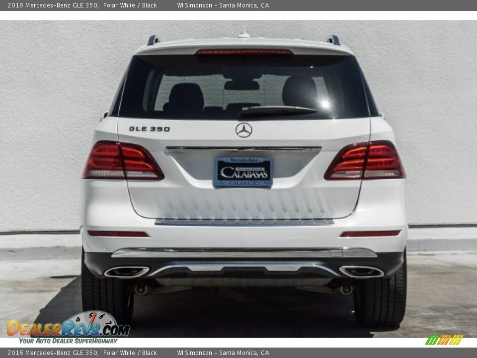 2016 Mercedes-Benz GLE 350 Polar White / Black Photo #3