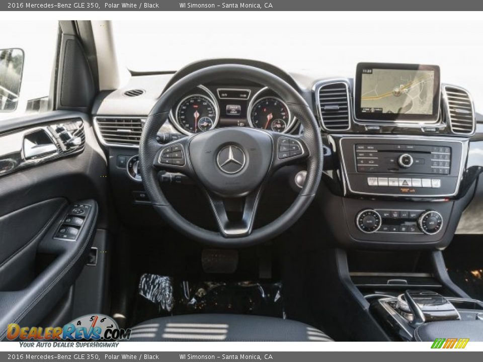 2016 Mercedes-Benz GLE 350 Polar White / Black Photo #4
