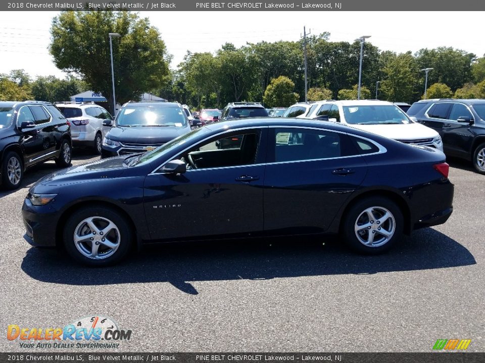 2018 Chevrolet Malibu LS Blue Velvet Metallic / Jet Black Photo #3