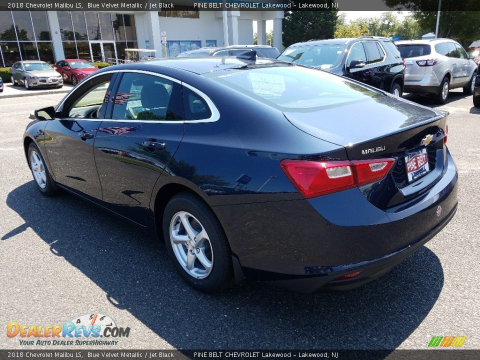 2018 Chevrolet Malibu LS Blue Velvet Metallic / Jet Black Photo #4