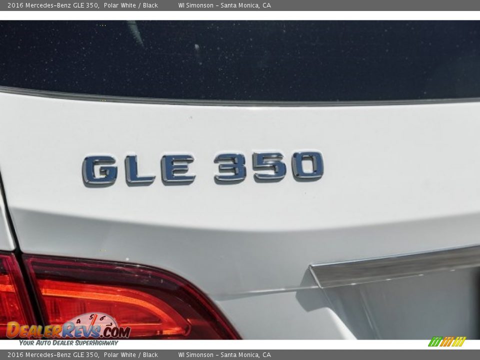 2016 Mercedes-Benz GLE 350 Polar White / Black Photo #7