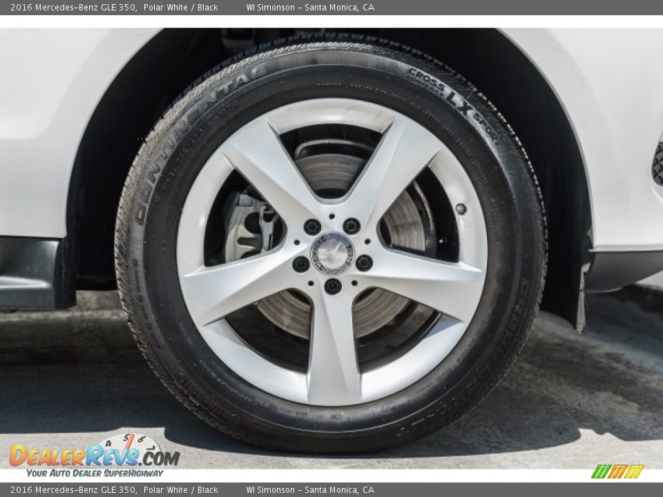 2016 Mercedes-Benz GLE 350 Polar White / Black Photo #8