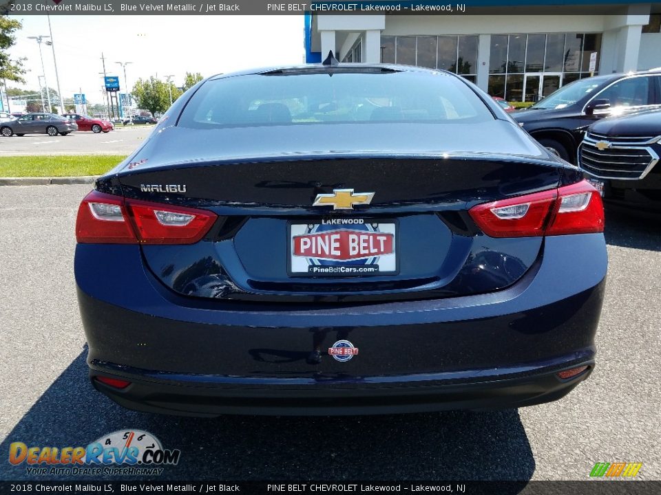 2018 Chevrolet Malibu LS Blue Velvet Metallic / Jet Black Photo #5