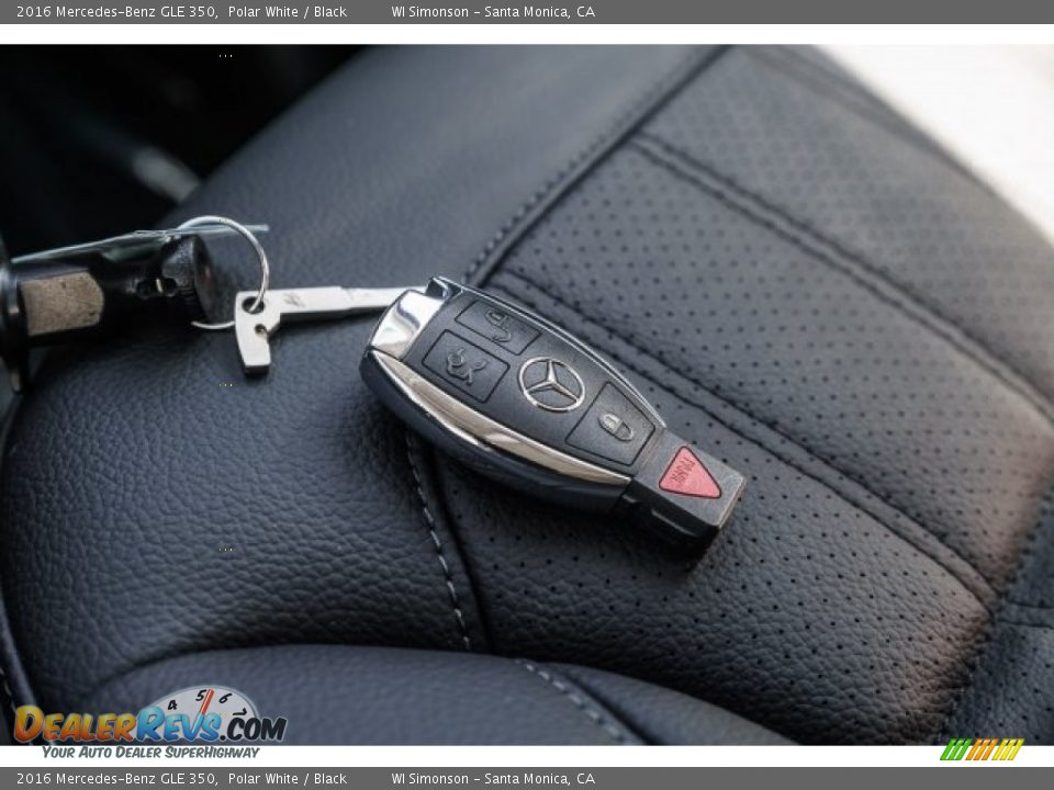 2016 Mercedes-Benz GLE 350 Polar White / Black Photo #11