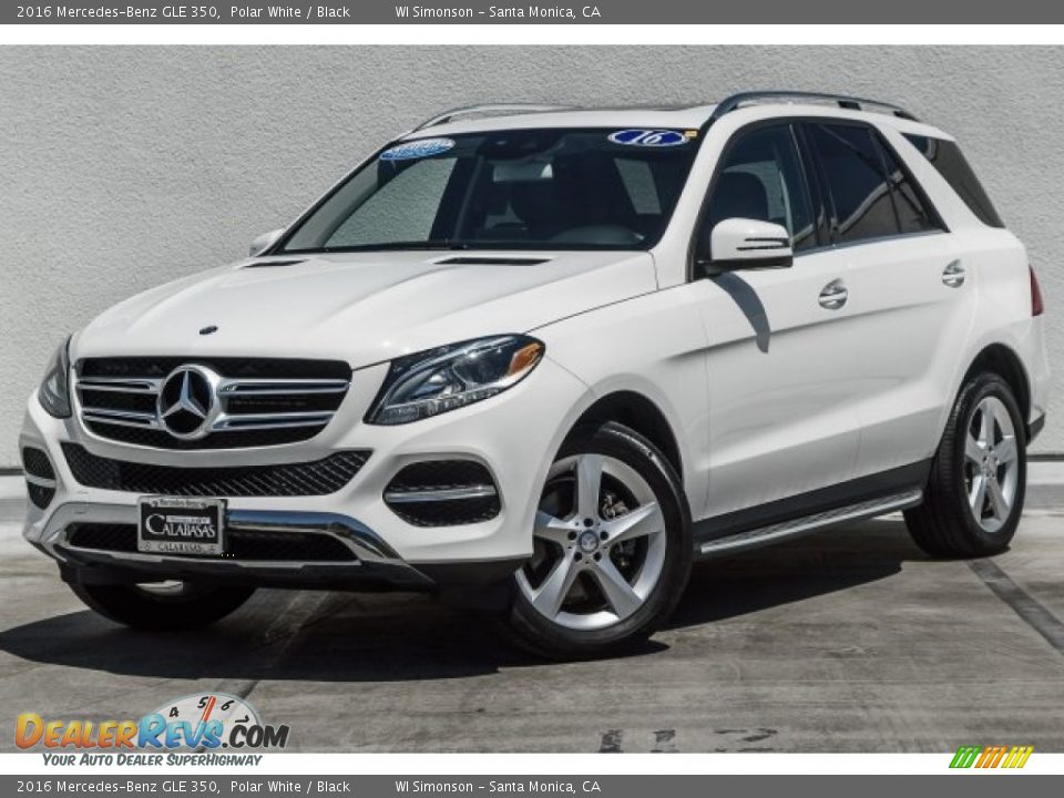 2016 Mercedes-Benz GLE 350 Polar White / Black Photo #13