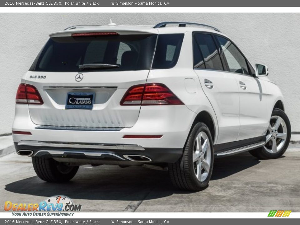 2016 Mercedes-Benz GLE 350 Polar White / Black Photo #14