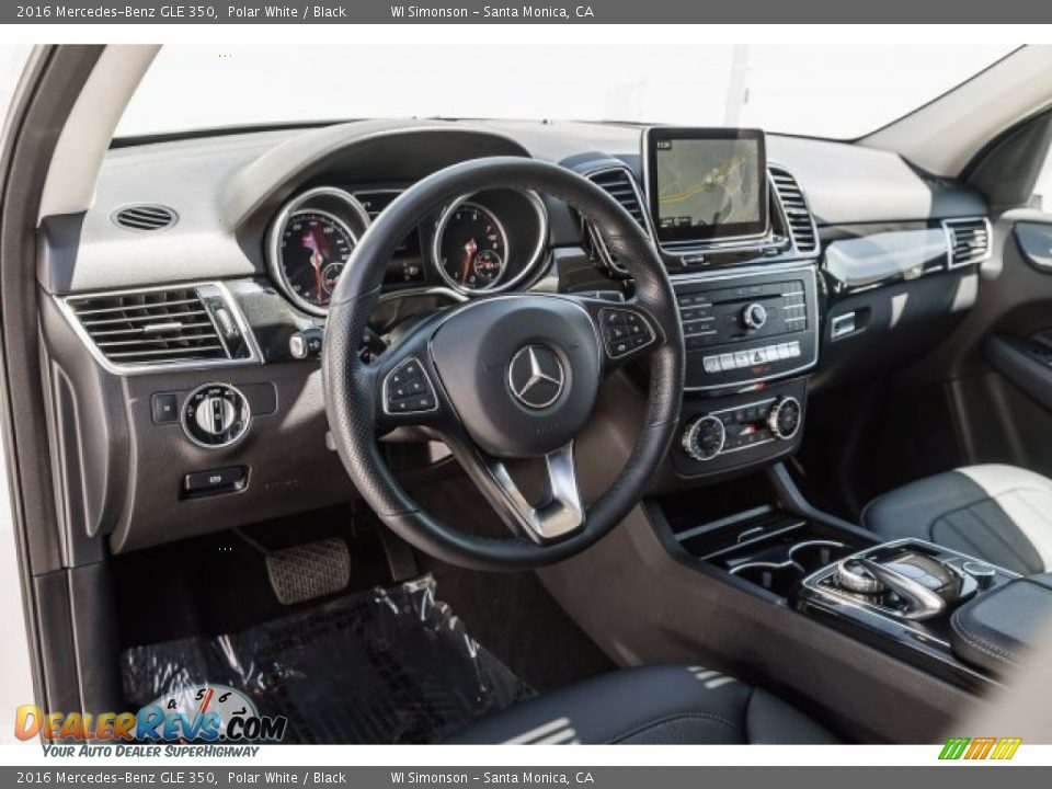 2016 Mercedes-Benz GLE 350 Polar White / Black Photo #17