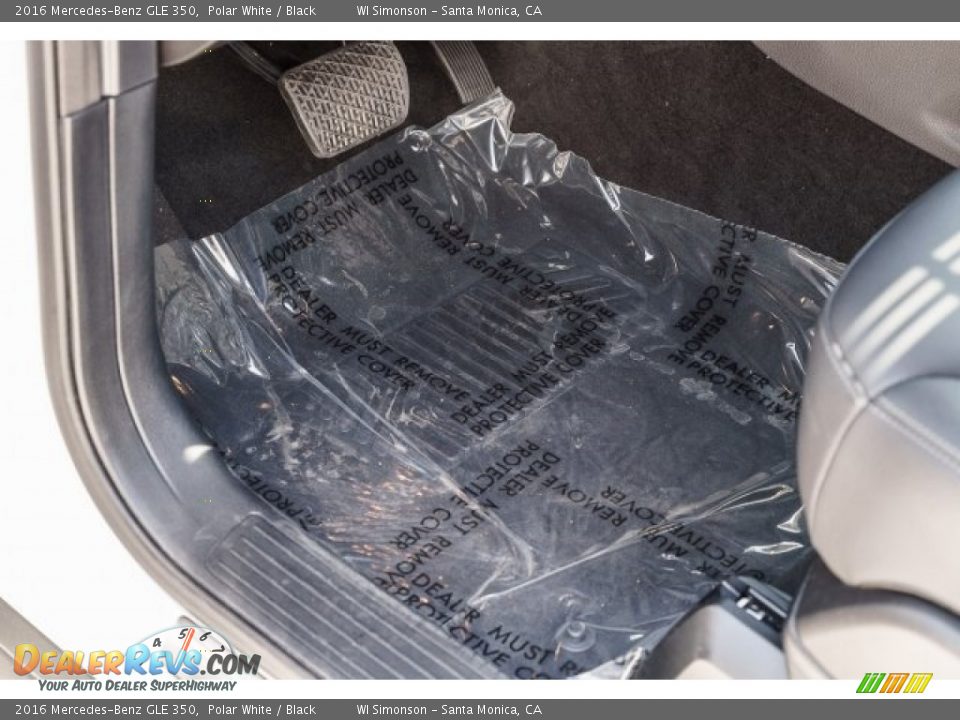 2016 Mercedes-Benz GLE 350 Polar White / Black Photo #20