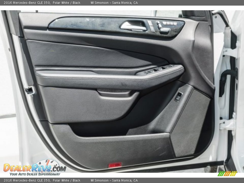 2016 Mercedes-Benz GLE 350 Polar White / Black Photo #22