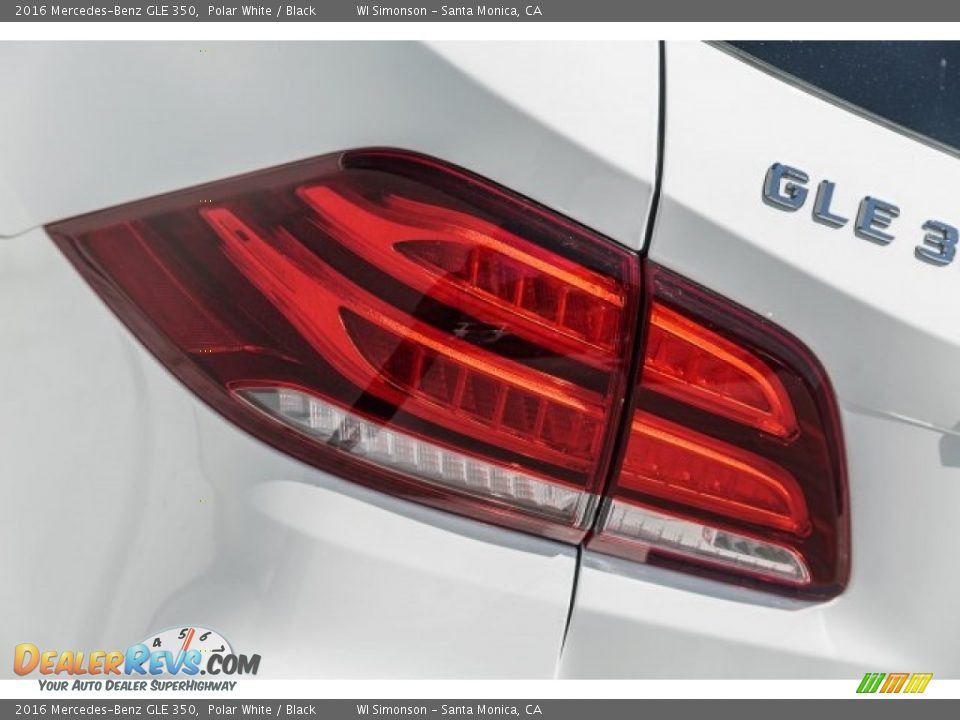 2016 Mercedes-Benz GLE 350 Polar White / Black Photo #23