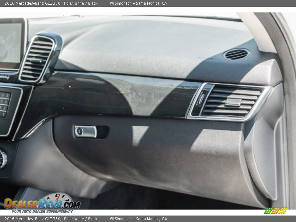 2016 Mercedes-Benz GLE 350 Polar White / Black Photo #24