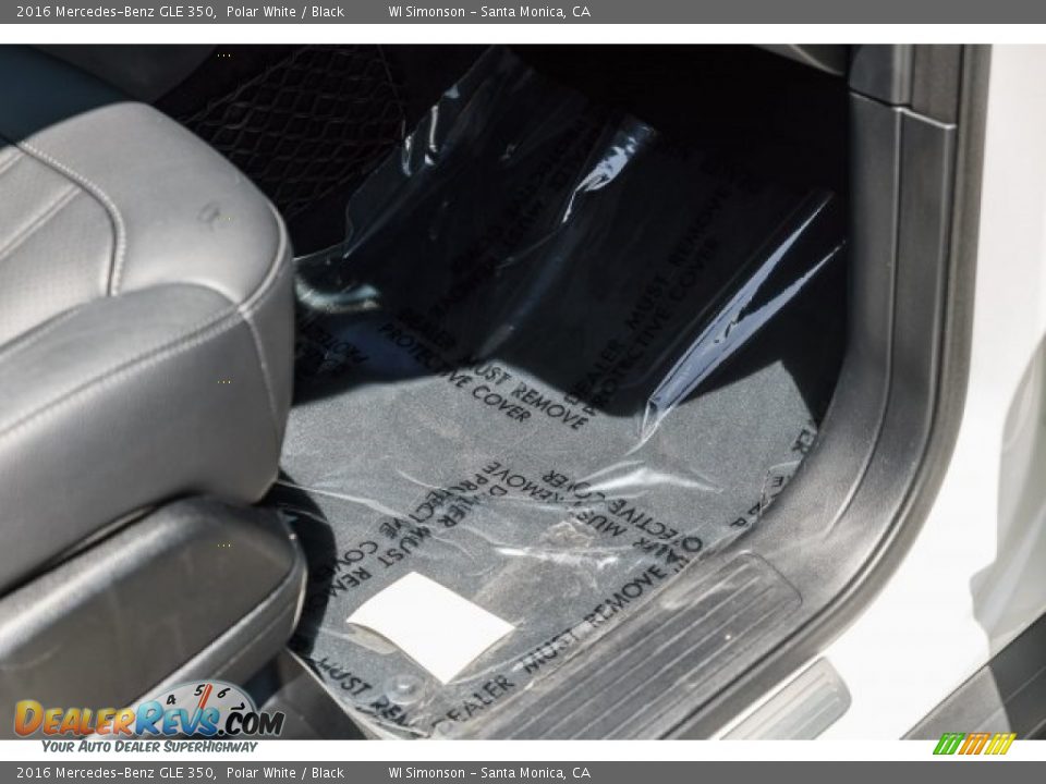 2016 Mercedes-Benz GLE 350 Polar White / Black Photo #25