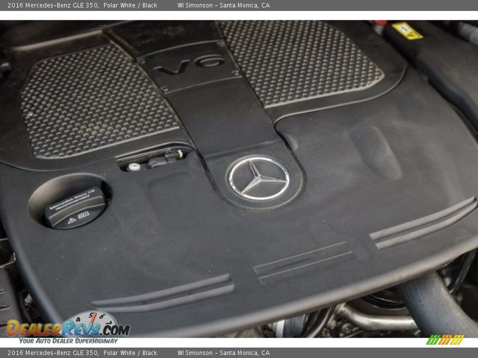 2016 Mercedes-Benz GLE 350 Polar White / Black Photo #27