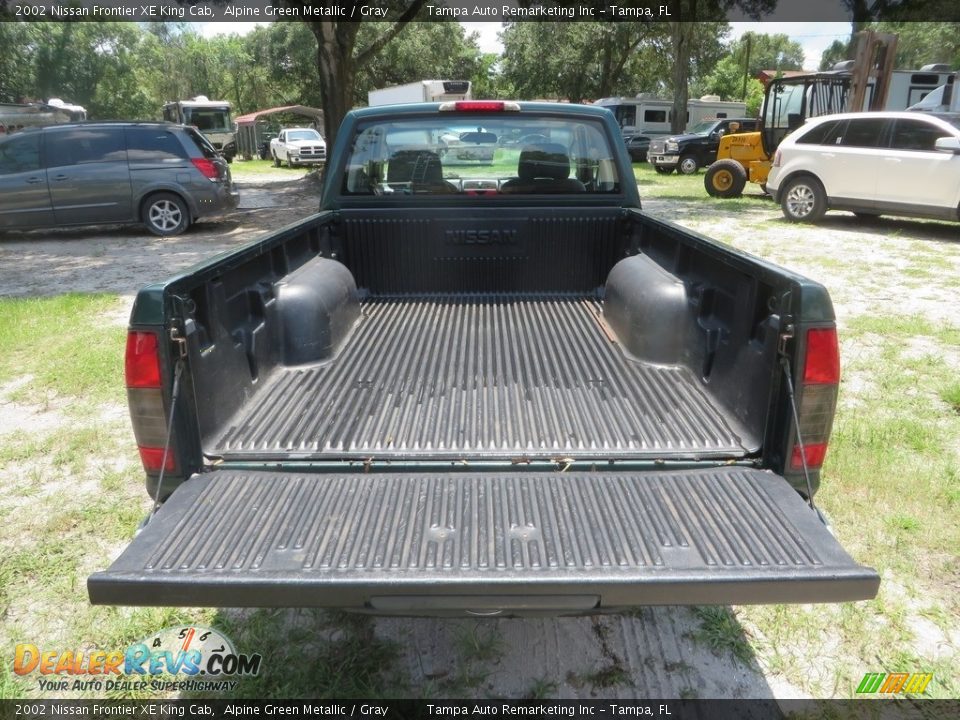 2002 Nissan Frontier XE King Cab Alpine Green Metallic / Gray Photo #9