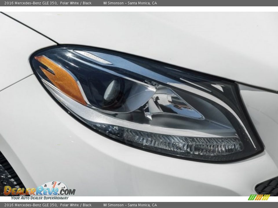 2016 Mercedes-Benz GLE 350 Polar White / Black Photo #28