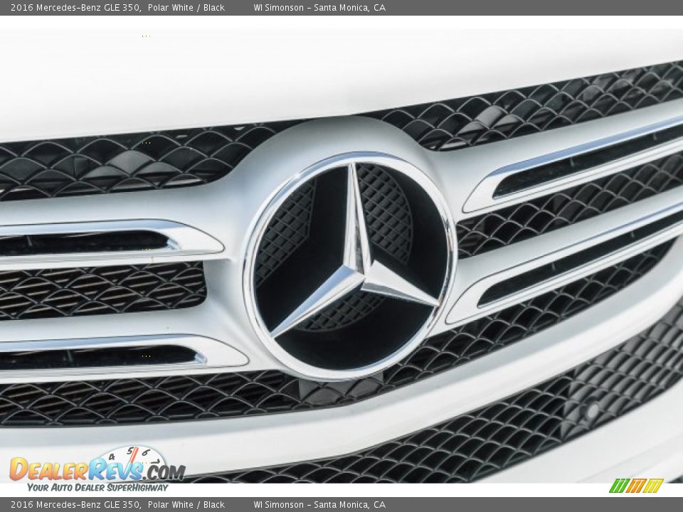 2016 Mercedes-Benz GLE 350 Polar White / Black Photo #29