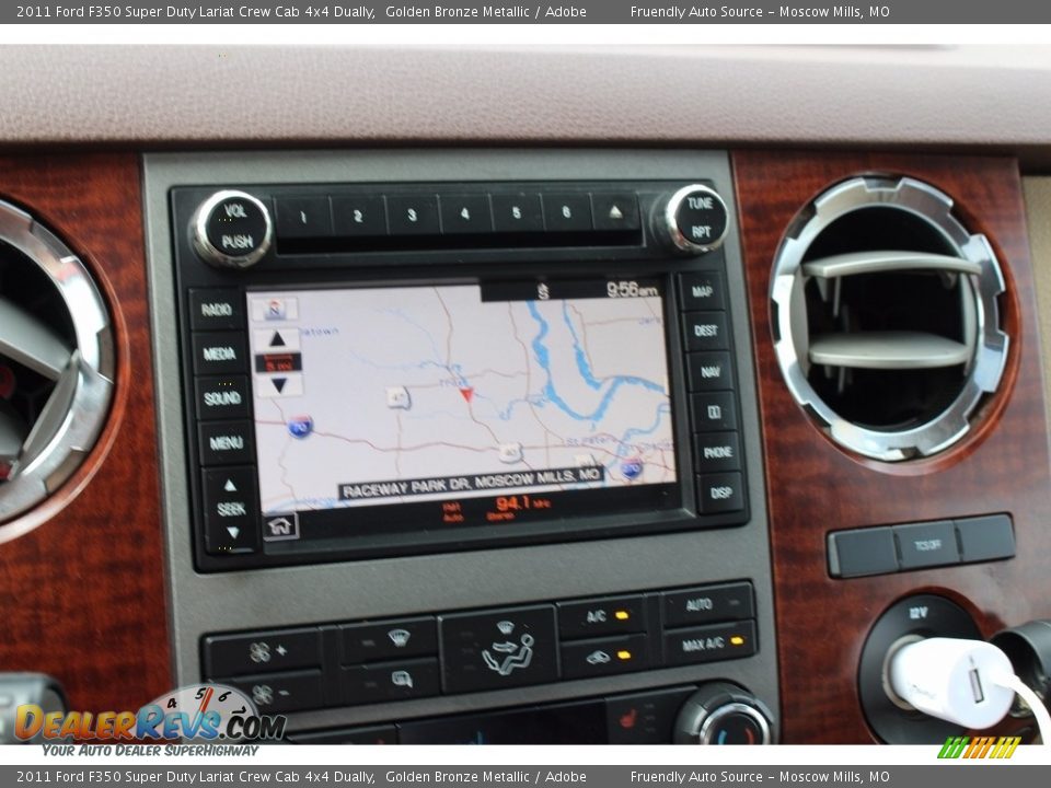 2011 Ford F350 Super Duty Lariat Crew Cab 4x4 Dually Golden Bronze Metallic / Adobe Photo #10