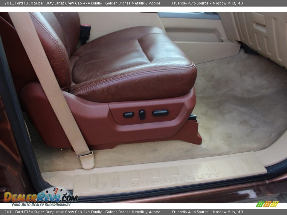 2011 Ford F350 Super Duty Lariat Crew Cab 4x4 Dually Golden Bronze Metallic / Adobe Photo #20
