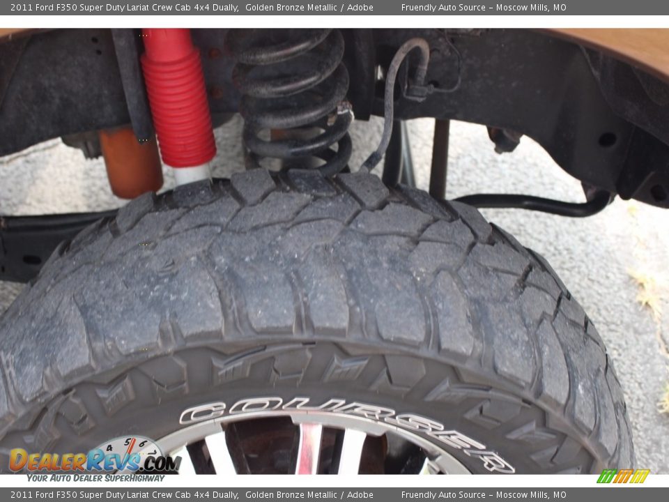 2011 Ford F350 Super Duty Lariat Crew Cab 4x4 Dually Golden Bronze Metallic / Adobe Photo #22