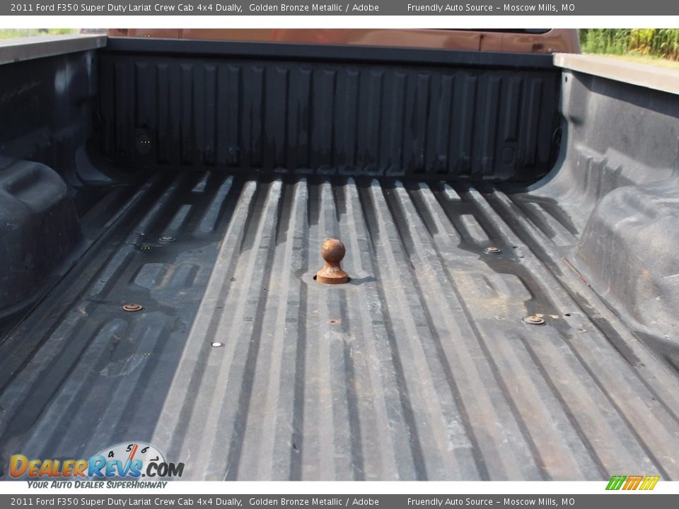 2011 Ford F350 Super Duty Lariat Crew Cab 4x4 Dually Golden Bronze Metallic / Adobe Photo #25