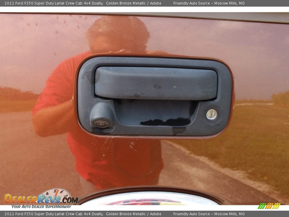 2011 Ford F350 Super Duty Lariat Crew Cab 4x4 Dually Golden Bronze Metallic / Adobe Photo #26