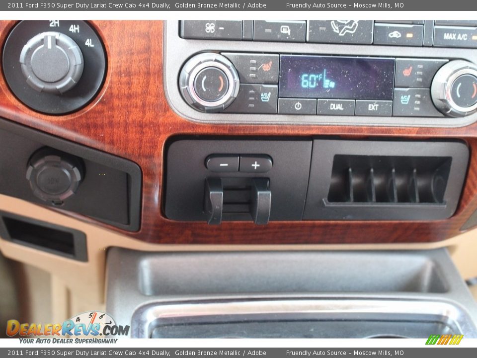 2011 Ford F350 Super Duty Lariat Crew Cab 4x4 Dually Golden Bronze Metallic / Adobe Photo #35