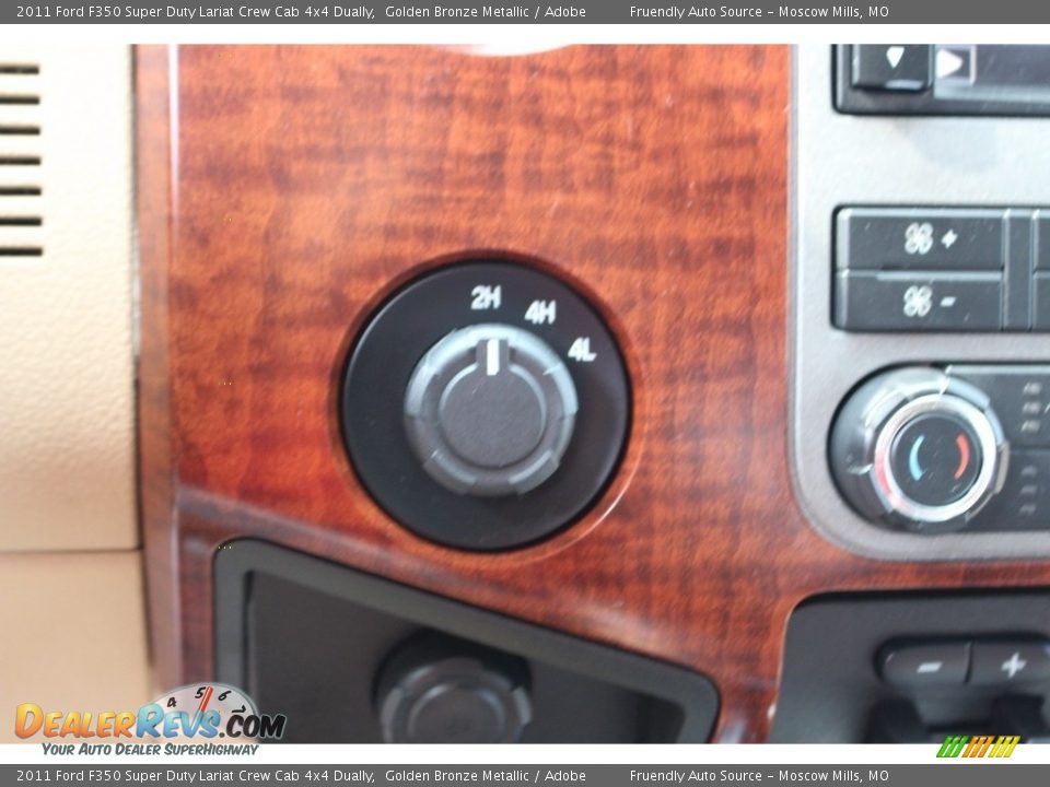 2011 Ford F350 Super Duty Lariat Crew Cab 4x4 Dually Golden Bronze Metallic / Adobe Photo #36
