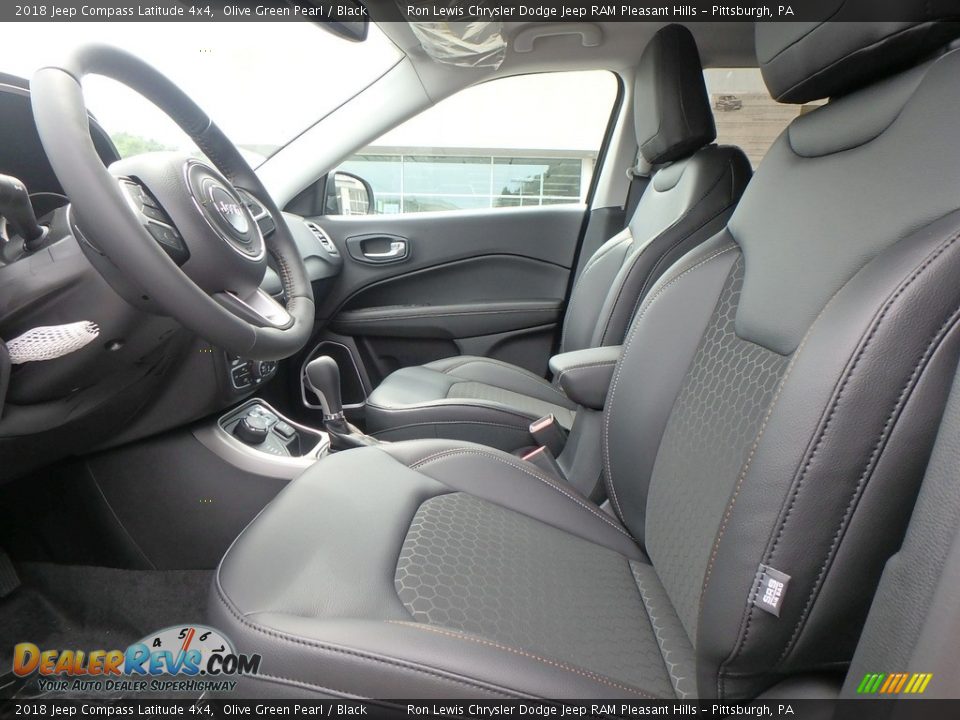 2018 Jeep Compass Latitude 4x4 Olive Green Pearl / Black Photo #9