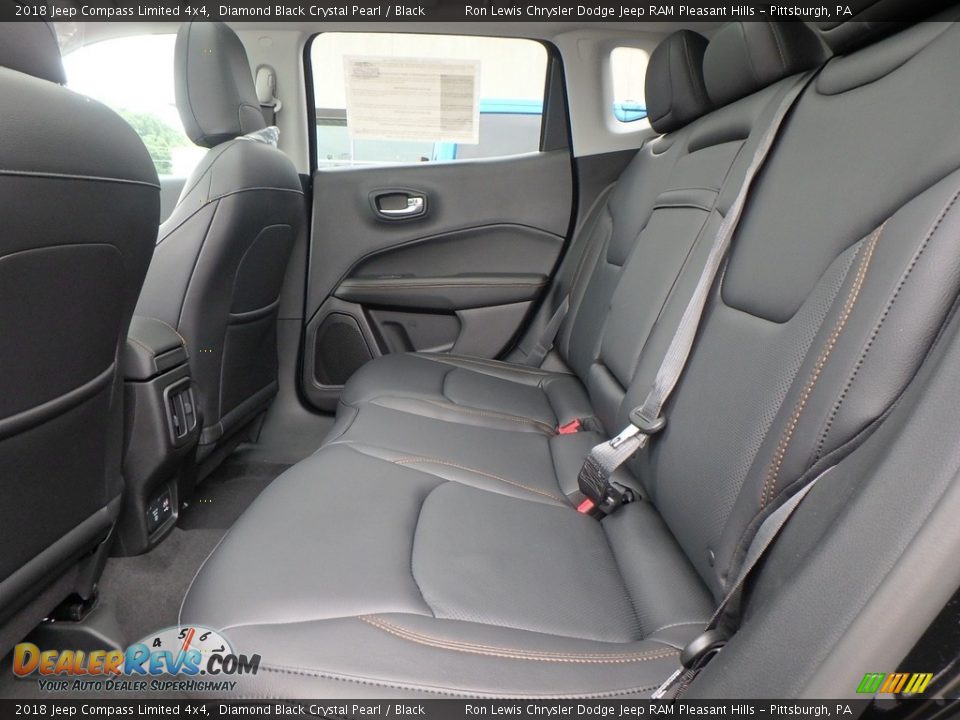 Rear Seat of 2018 Jeep Compass Limited 4x4 Photo #10
