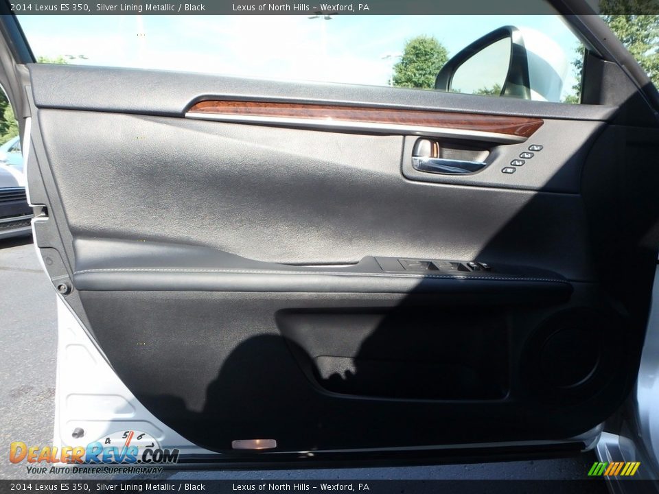 2014 Lexus ES 350 Silver Lining Metallic / Black Photo #10