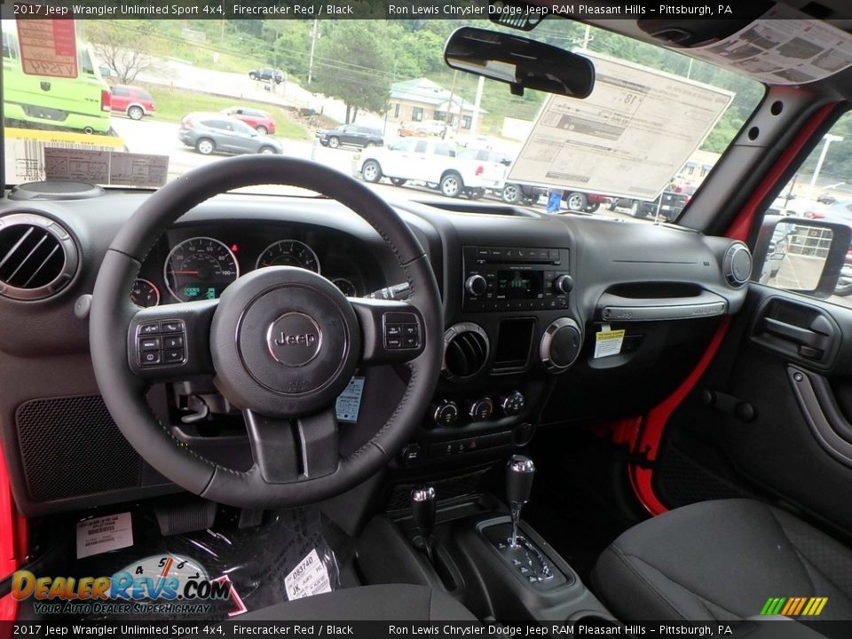 2017 Jeep Wrangler Unlimited Sport 4x4 Firecracker Red / Black Photo #12