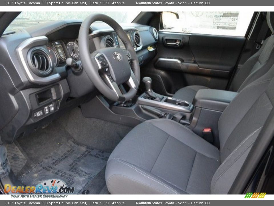2017 Toyota Tacoma TRD Sport Double Cab 4x4 Black / TRD Graphite Photo #5