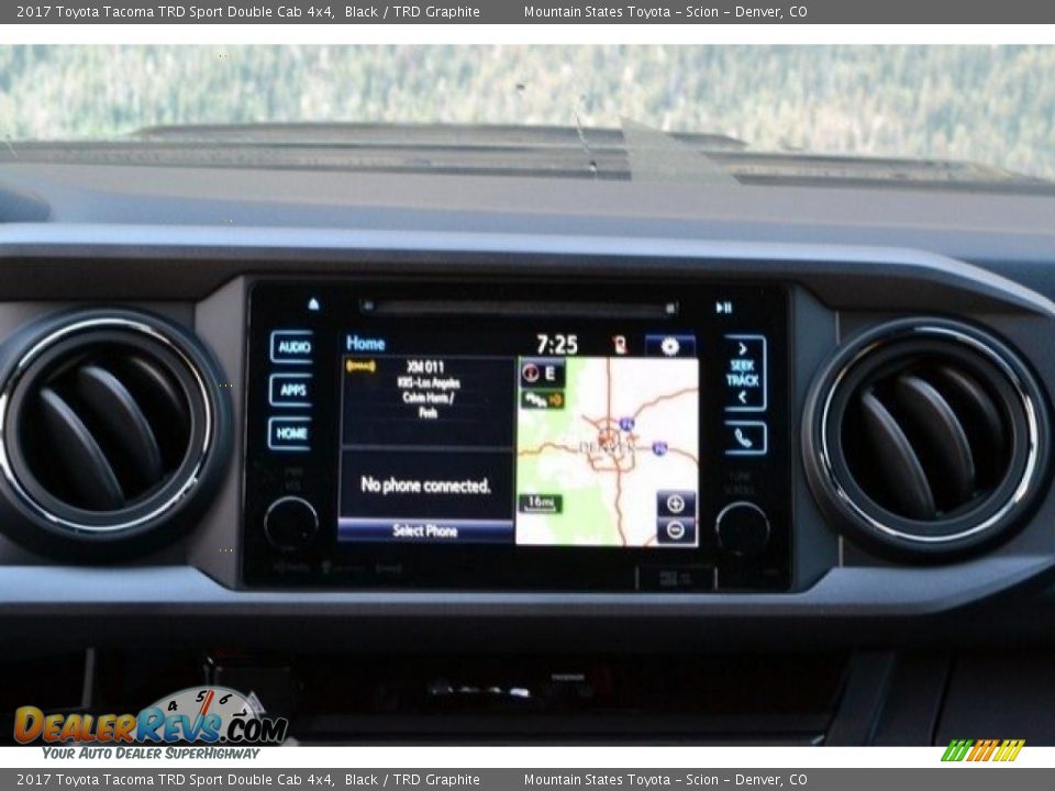 2017 Toyota Tacoma TRD Sport Double Cab 4x4 Black / TRD Graphite Photo #6