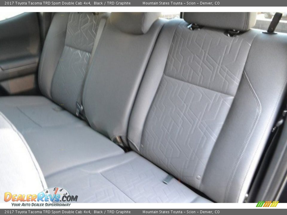 2017 Toyota Tacoma TRD Sport Double Cab 4x4 Black / TRD Graphite Photo #7