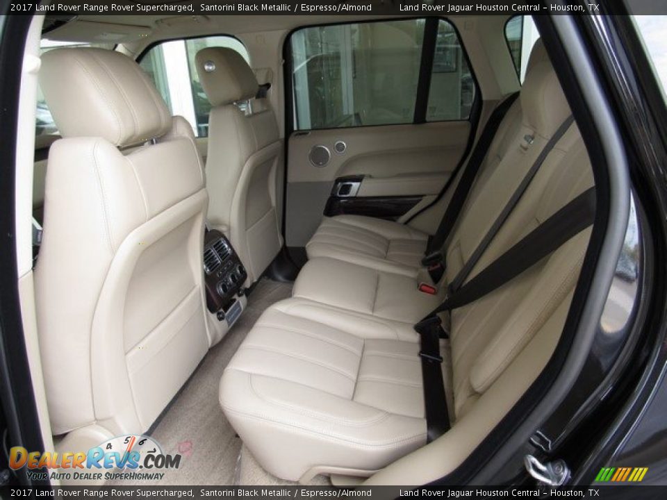 2017 Land Rover Range Rover Supercharged Santorini Black Metallic / Espresso/Almond Photo #5