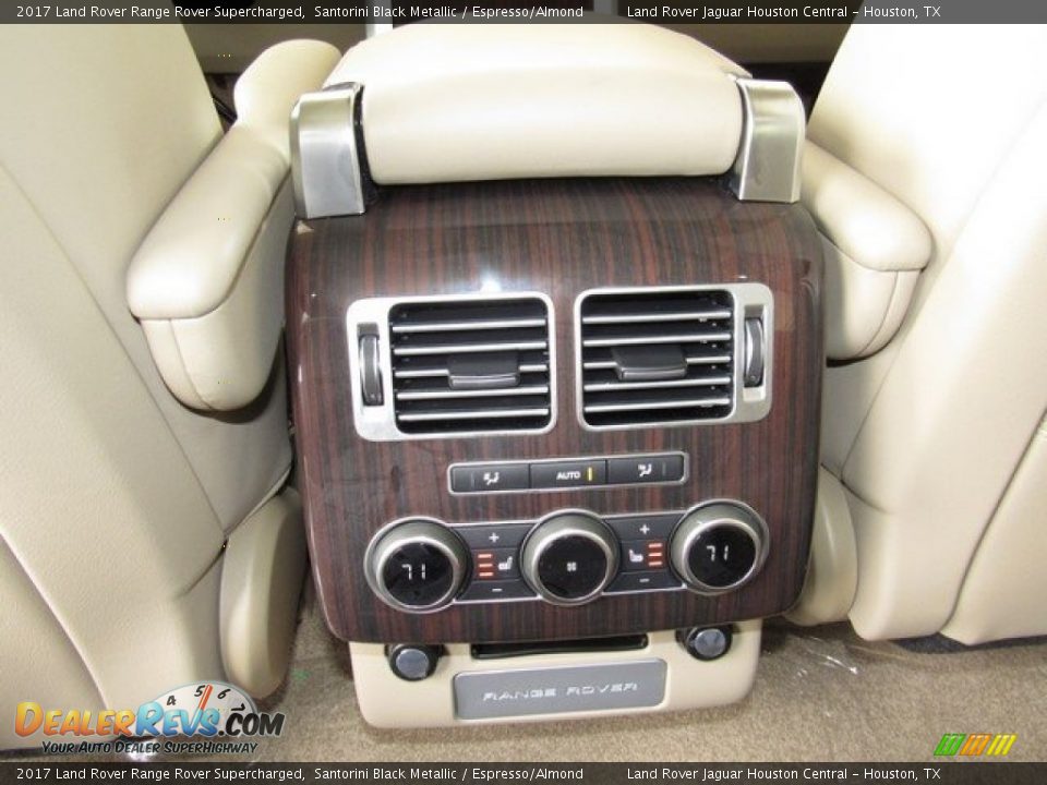 2017 Land Rover Range Rover Supercharged Santorini Black Metallic / Espresso/Almond Photo #15