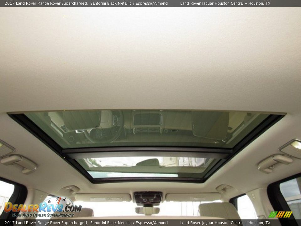 2017 Land Rover Range Rover Supercharged Santorini Black Metallic / Espresso/Almond Photo #17